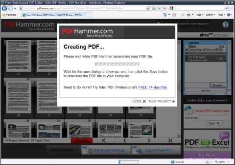 Combine PDF Files PDFHammer III