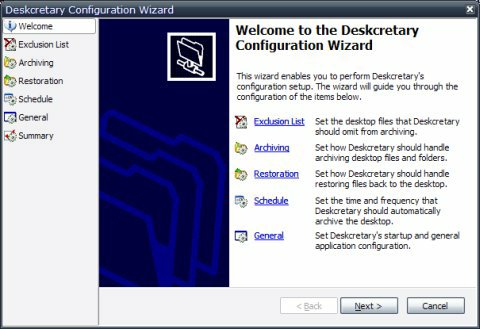 Deskcretary Clean Windows Desktop I