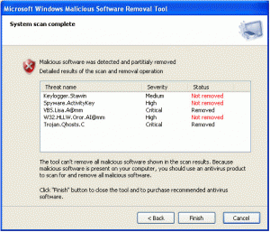 ms malware removal tool