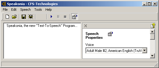 Speakonia: Free Text-to-Speech Program