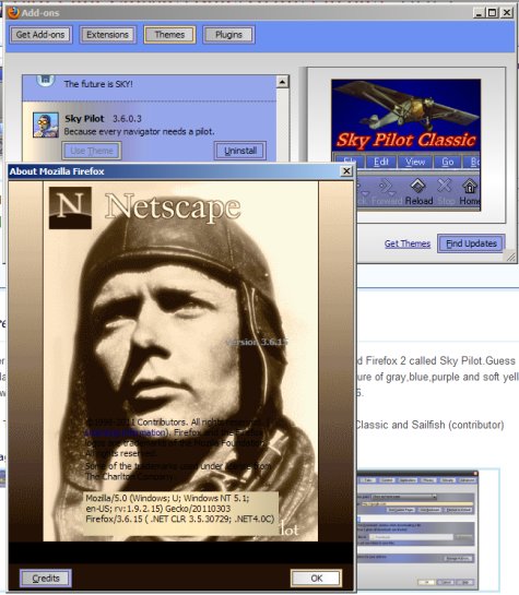 Firefox Theme of the Week - Sky Pilot Classic Firefox Theme of the Week - Sky Pilot Classic