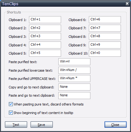 TenClips Multi Clipboard For Windows II