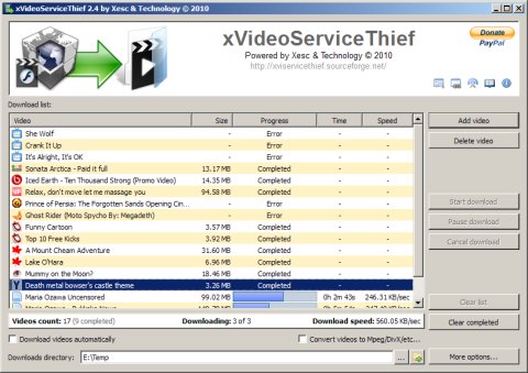 xVideoServiceThief Free YouTube Downloader